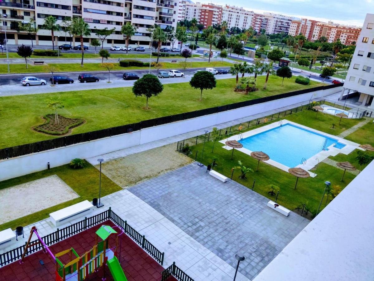 Atico Con Piscina Y Vistas Al Mar Habitat Litoral Lägenhet Málaga Exteriör bild